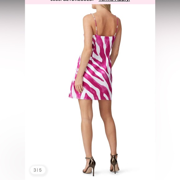Rhea Mini Dress
The East Order pink zebra print slip party revolve formal $170 - Picture 4 of 14